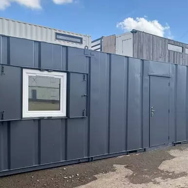 32ft Cabin Open Plan Office and Canteen Anti-Vandal Cabin Portable Building - Image 9
