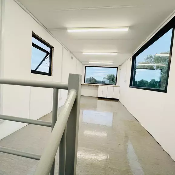 CABIN STACK TWO 32x10ft Cabins Office Canteen Drying Room Internal Staircase Portable Building Kitchenette - Image 14