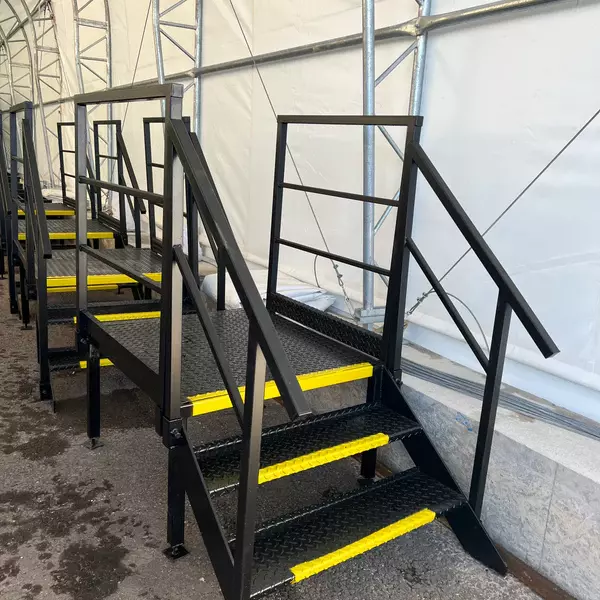 Steel Podium Steps for Toilet Blocks