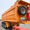 4-Axle Tipper Semi-trailer with Front Lift Axle — alternate view 1