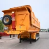 4-Axle Tipper Semi-trailer with Front Lift Axle — alternate view 2