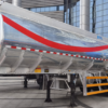 38000L Aluminum Alloy Straight-Beam Split-Type Fuel Tanker Trailer — alternate view 1