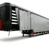 4-Axle Curtain Side Semi-Trailer With Lift Axle — view 1