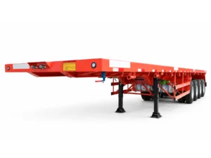 40ft 4-Axle Container Flatbed Semi-Trailer