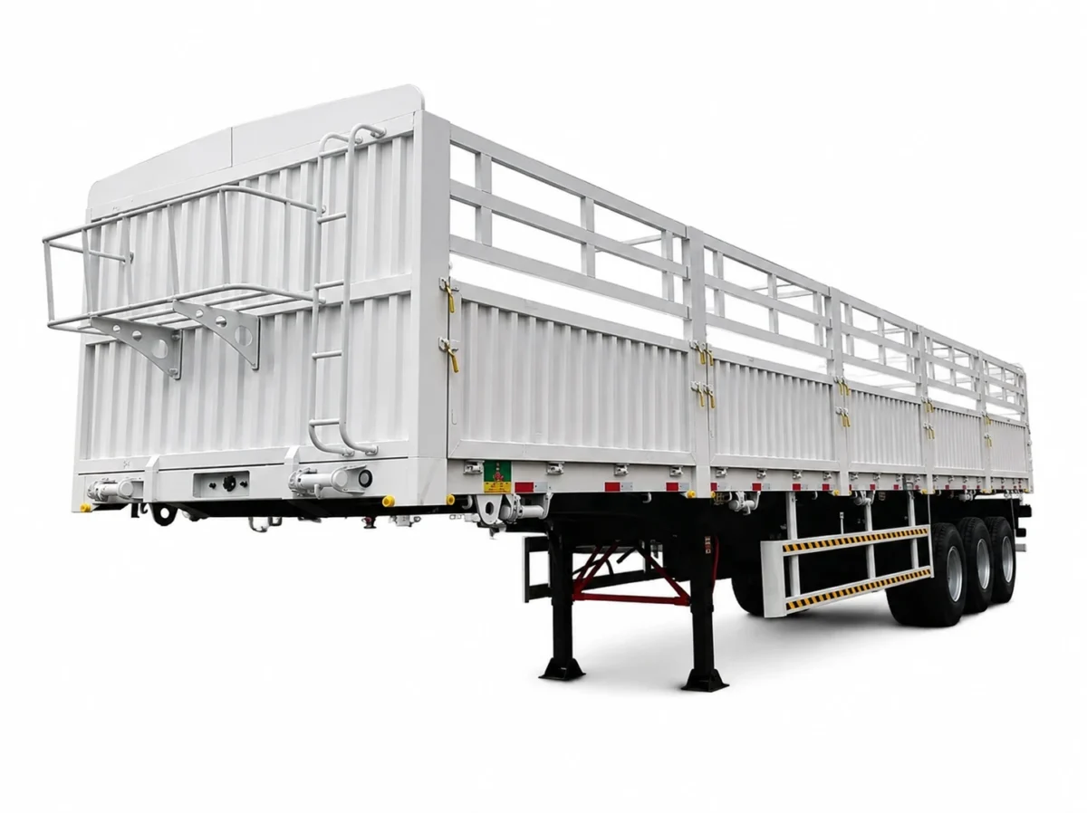 3-Axle Detachable Fence Semi-Trailer