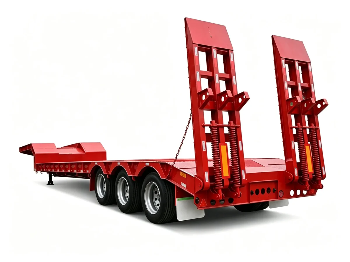 14m 3-Axle Gooseneck Low Bed Trailer