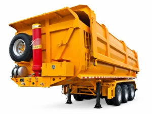 4-Axle Tipper Semi-trailer with Front Lift Axle
