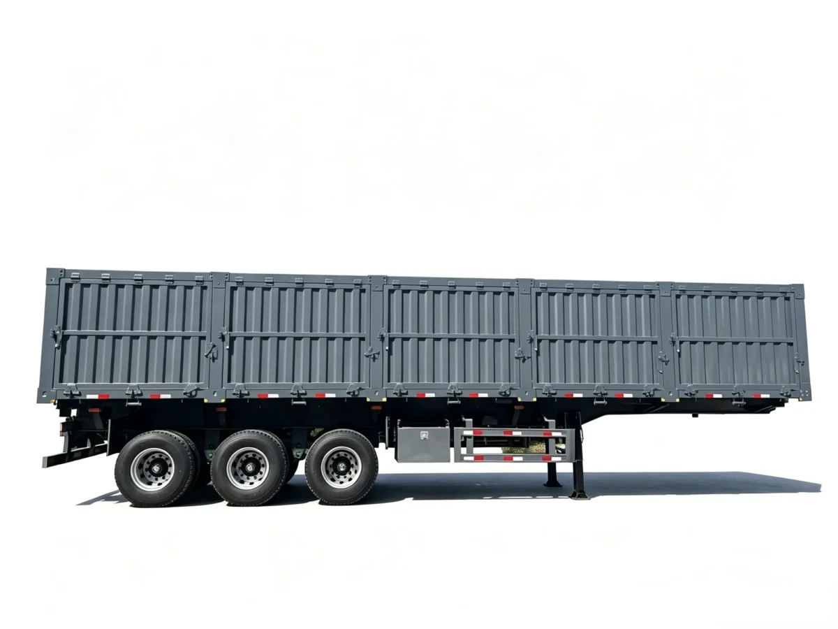 3-Axle Side-Tipping Dump Semi-trailer