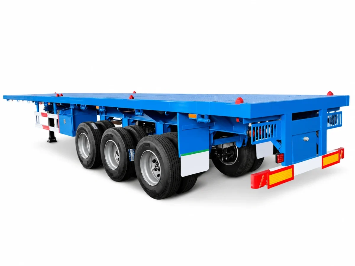 3-Axle Flatbed Semi-Trailer