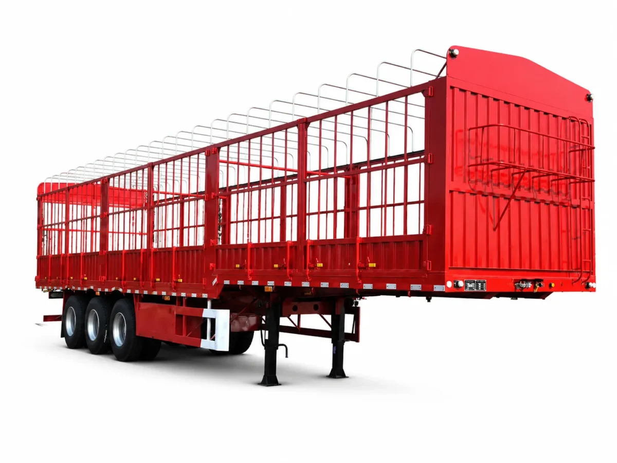 3-Axle Open High-Fence Semi-Trailer
