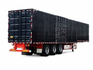 3-Axle Box Van Semi-Trailer with Side Door