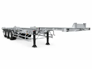 45ft 3-Axle Gooseneck Container Skeleton Semi-Trailer