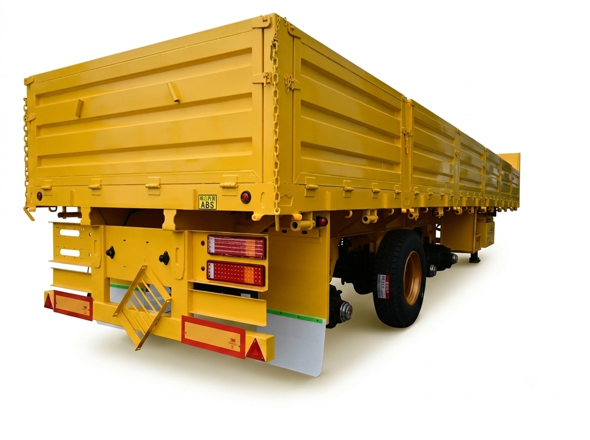 4-Axle Sidewall Semi-Trailer with Lift Axle